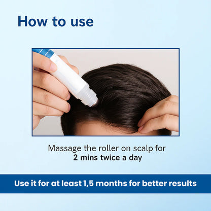 Suero roll-on para el crecimiento del cabello
