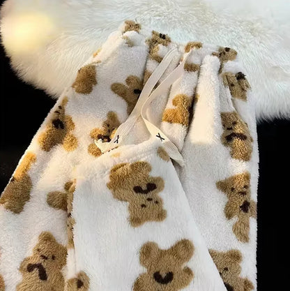 Cute teddy pyjamas trousers 🧸